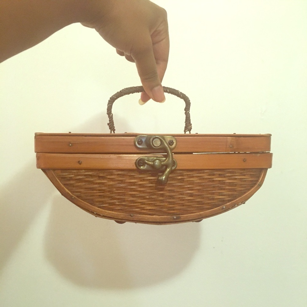 Wooden Mini Bag / Purse
